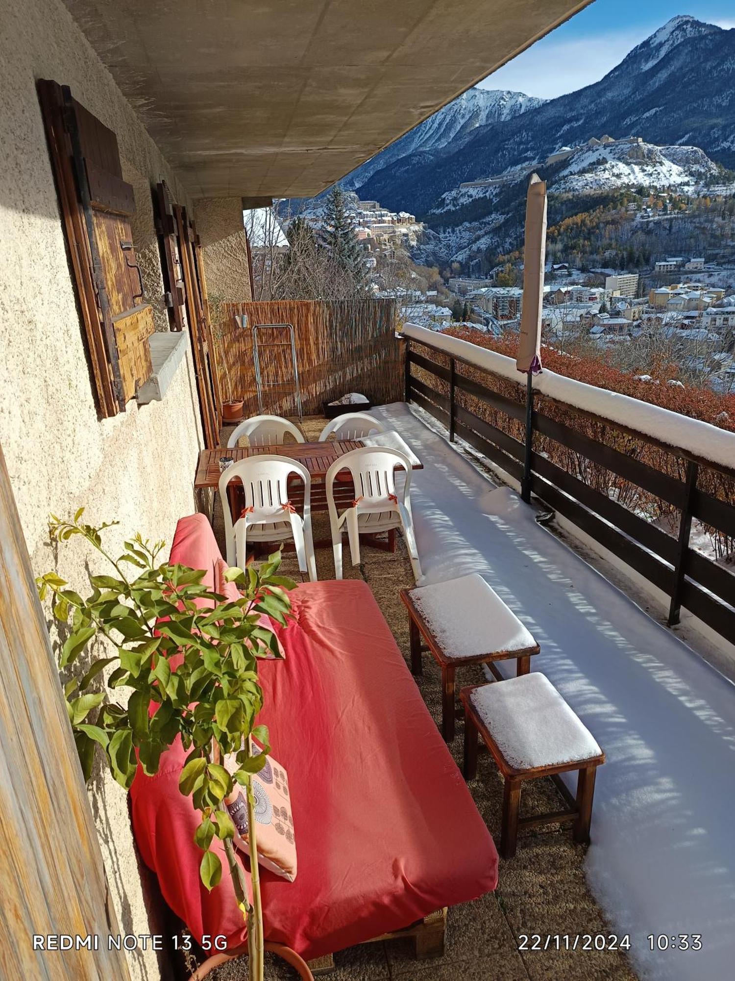 Studio Sympa Avec Terrasse , Maxi 4 Pers.Briancon ภายนอก รูปภาพ